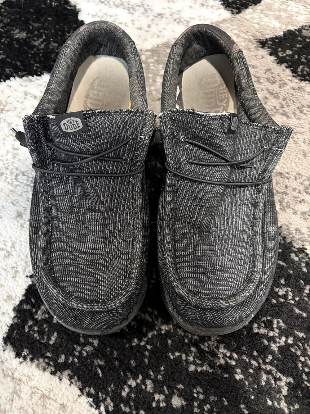 Hey Dude Men’s Slip-On Loafers in Charcoal
